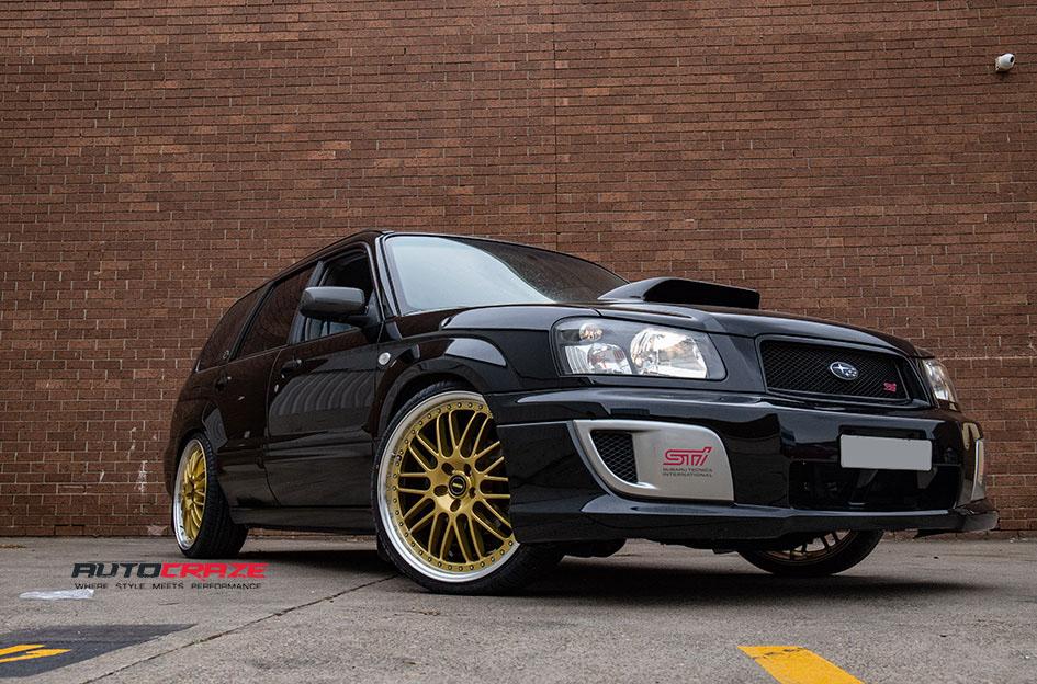SUBARU FORESTER OM GOLD POLISH LIP
